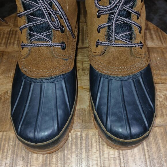Insulated Duck Boot Thermalite Sz 7 Leather Upper Winter Snow Waterproof Toe main image 11